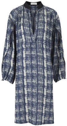 Amanda Wakeley Tempo Denim Printed Shirt Dress