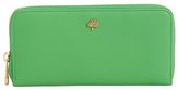 Thumbnail for your product : Mulberry queen green calf skin ziparound continental wallet