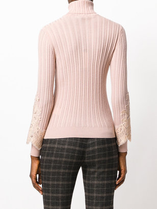 Blumarine fitted knitted sweater