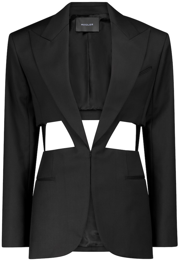 mugler blazer