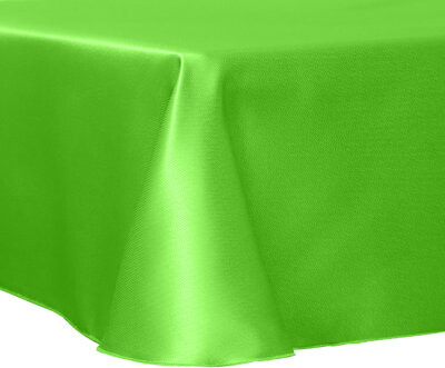 Ultimate Textile -25 Pack- Herringbone - Fandango 70 X 104-Inch Oval Tablecloth Lime Green