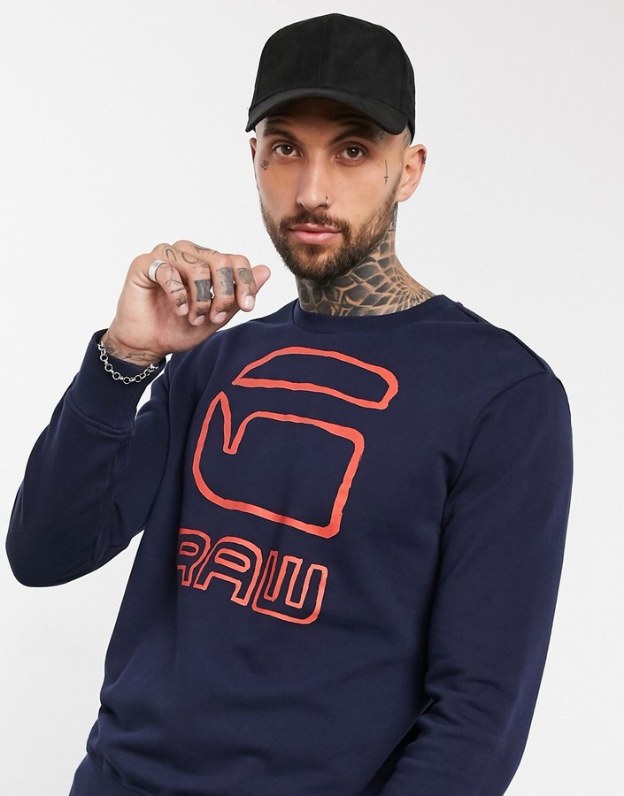 G Star Raw Sweatshirt | Shop the world's largest collection of fashion |  ShopStyle
