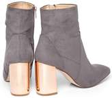 Thumbnail for your product : Grey 'Amanda' Metal Heel Boots