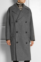 Thumbnail for your product : Toga Bonded wool-blend and faux leather coat