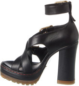 Thumbnail for your product : Chloé Daisy Leather Platform Sandal