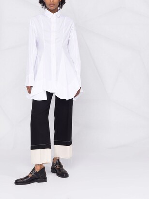 J.W.Anderson Fitted-Waisted Flared Tunic Shirt