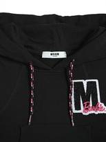 Thumbnail for your product : MSGM Sleeveless Cropped Cotton Sweatshirt