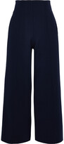 Thumbnail for your product : Oscar de la Renta Cropped Wool-blend Wide-leg Pants