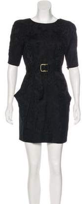 Stella McCartney Short Sleeve Mini Dress Black Short Sleeve Mini Dress