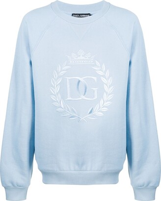 Dolce & Gabbana Embroidered-Logo Sweatshirt - ShopStyle Crewneck Sweaters