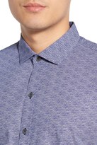 Thumbnail for your product : Zachary Prell Tucker Plaid Trim Fit Sport Shirt