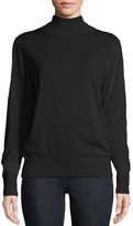 Thumbnail for your product : The Row Donnie Turtleneck Long-Sleeve Cashmere-Blend Top