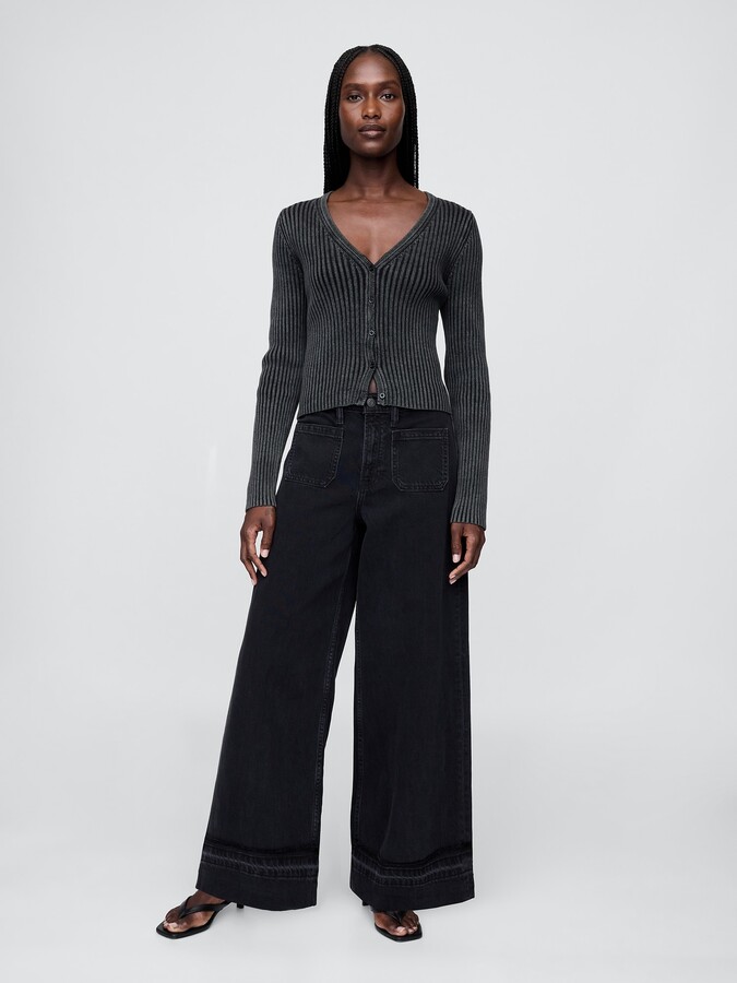 Gap Mid Rise UltraSoft Baggy Jeans