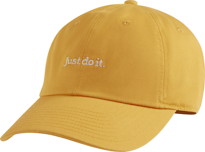 Nike Unisex Club Unstructured JDI Cap in Yellow - ShopStyle Hats