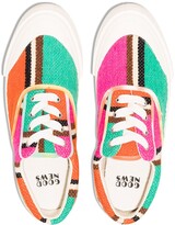 Thumbnail for your product : Good News Opal stripe-pattern sneakers
