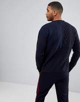 Thumbnail for your product : Bellfield Jumper With Mixed Textures
