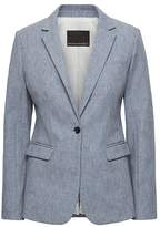 Thumbnail for your product : Banana Republic Petite Long and Lean-Fit Bi-Stretch Blazer