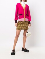 Thumbnail for your product : Kate Spade Colourblock V-Neck Cashmere Cardigan
