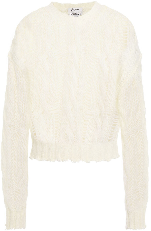 acne studios white sweater