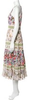 Thumbnail for your product : Rebecca Taylor Floral Print Long Dress w/ Tags Purple