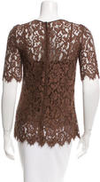 Thumbnail for your product : Dolce & Gabbana Lace Short Sleeve Top