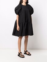 Thumbnail for your product : Cecilie Bahnsen Alexa puff-shoulder dress