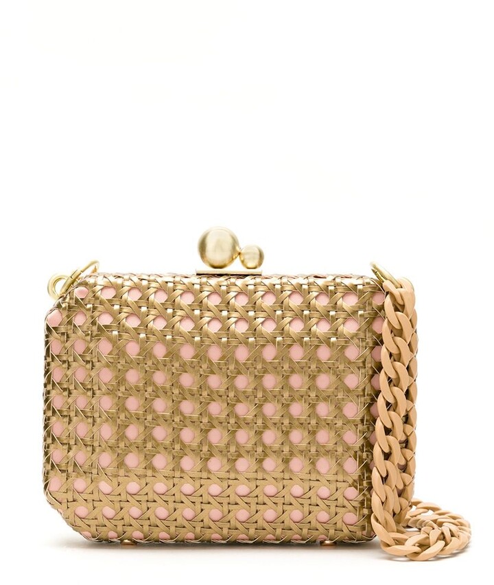 small straw clutch