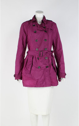 burberry purple coat