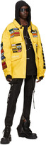 Thumbnail for your product : Hood by Air Yellow Cropped 'Veteran' Boiler Jacket