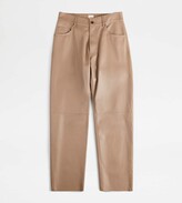 5 Pocket Pants in Leather 