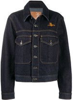 Thumbnail for your product : Vivienne Westwood Logo Embroidered Denim Jacket