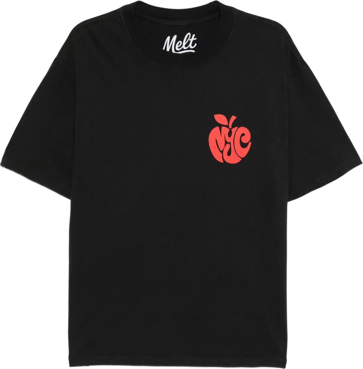 Melt graphic-print T-shirt