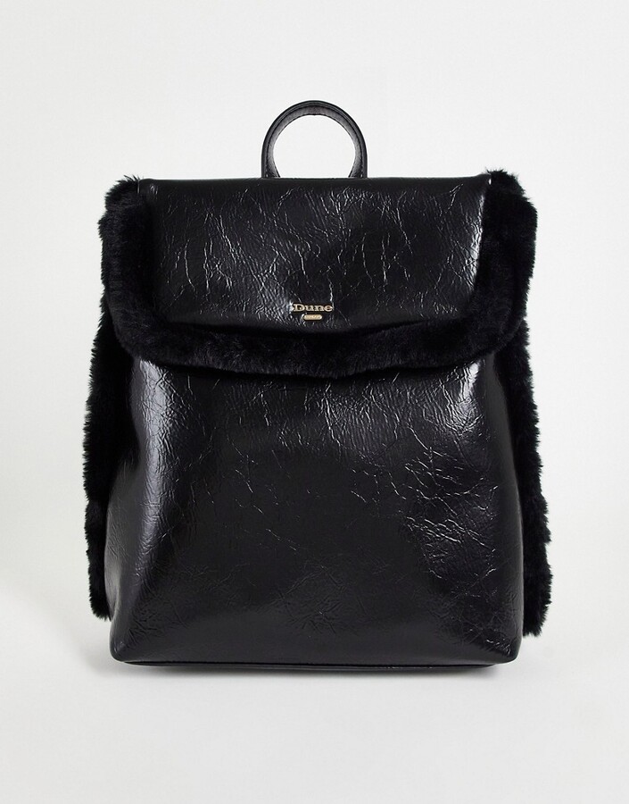 dune black fur bag