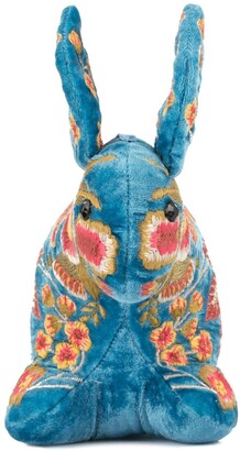 Anke Drechsel Embroidered Rabbit Ornament