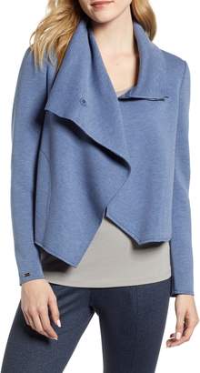 Anne Klein Asymmetrical Scuba Jacket