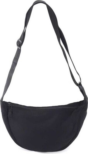 ADORNIA AdorniaBlackSportyAdjustableMoonBag