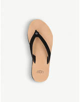 Thumbnail for your product : UGG Tawney leather flip-flops