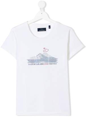 Harmont & Blaine Junior TEEN embellished logo T-shirt