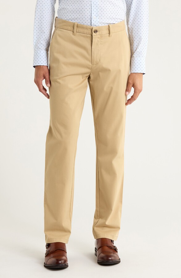Stretch Cotton Slim Chino Pants
