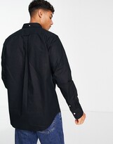 Thumbnail for your product : Gant icon logo beefy regular fit oxford shirt buttondown in black