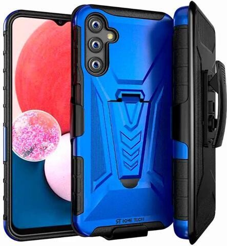 Samsung Galaxy A54 5G 6.5' (2023) Rome Tech Dual-Layer Holster Case - Blue