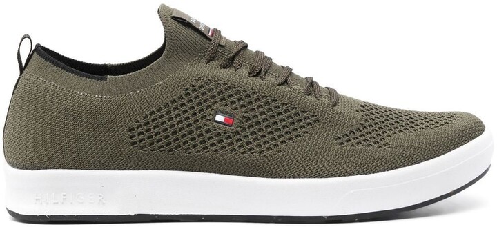 Tommy Hilfiger Fly-Knit Low-Top Sneakers - ShopStyle