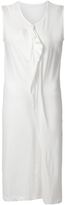 Thumbnail for your product : Yohji Yamamoto frilly detail tank dress - women - Cotton - 2