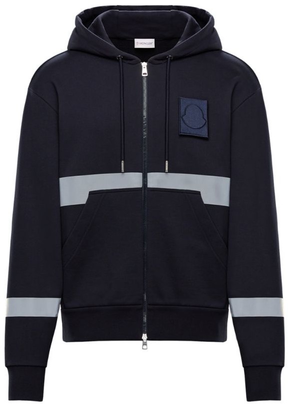 moncler tape zip sweatshirt