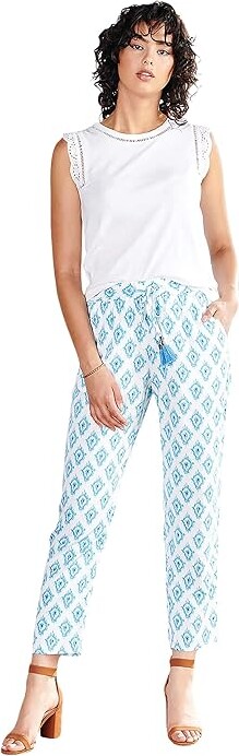 Hatley Ari Tank Top - White Women's Clothing White : XS, Cotton