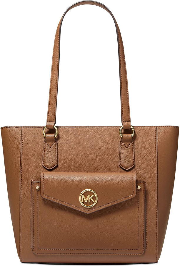 Michael Kors Sullivan Medium Saffiano Leather Top-Zip Tote $228 NEW WITH  TAGS