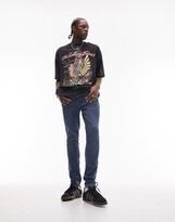 Thumbnail for your product : Topman skinny jeans in mid wash