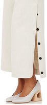 Thumbnail for your product : Robert Rodriguez Women's Cotton-Linen Side-Slit Gaucho Pants