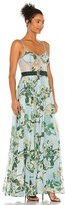 Thumbnail for your product : PatBO Floral Bustier Belted Maxi Dress