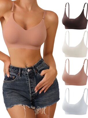 Coobie Bras #1245 | Padded Scoopneck Camisole with Removable Inserts |  Everyday or Mastectomy